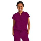 2152 Healing Hands Purple Label Journey Mandarin Collar Top