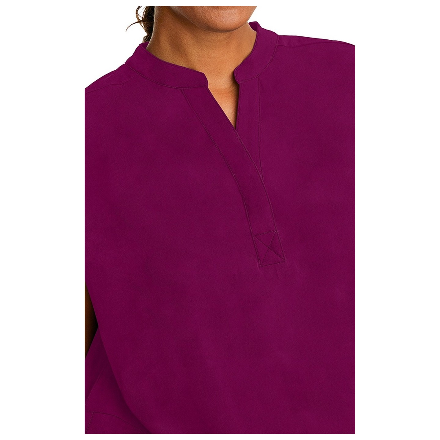 2152 Healing Hands Purple Label Journey Mandarin Collar Top