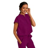 2152 Healing Hands Purple Label Journey Mandarin Collar Top