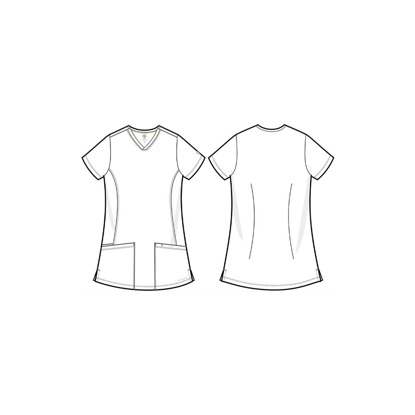 2500 Haut Monica a col en V de HH Works