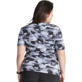 TF759 Tooniforms Unisex Print Top with Mesh Panels by Cherokee Uniforms - Cute is the Night