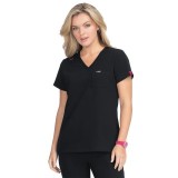 F102 French Bull by koi Coco Modern V-Neck Top 