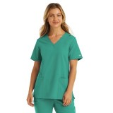 5001 Maevn Momentum Women's Double V-Neck Top