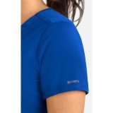 20301 Focus Banded V-Neck Knit Top by Maevn