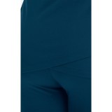 20302 Focus V-Neck Petal Back Hemline Top by Maevn 