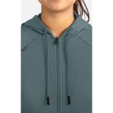 90301 Focus Women's Hooded Zip Front Warm Up Jacket by Maevn