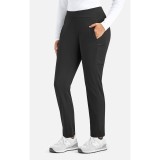 60301 Focus Flat Front Tapered Leg Knit Pant by Maevn