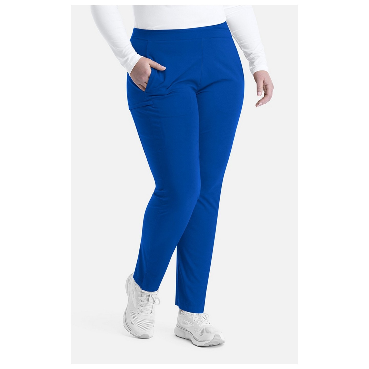 60301 Focus Pantalon Tricoté à Jambe Effilée par Maevn