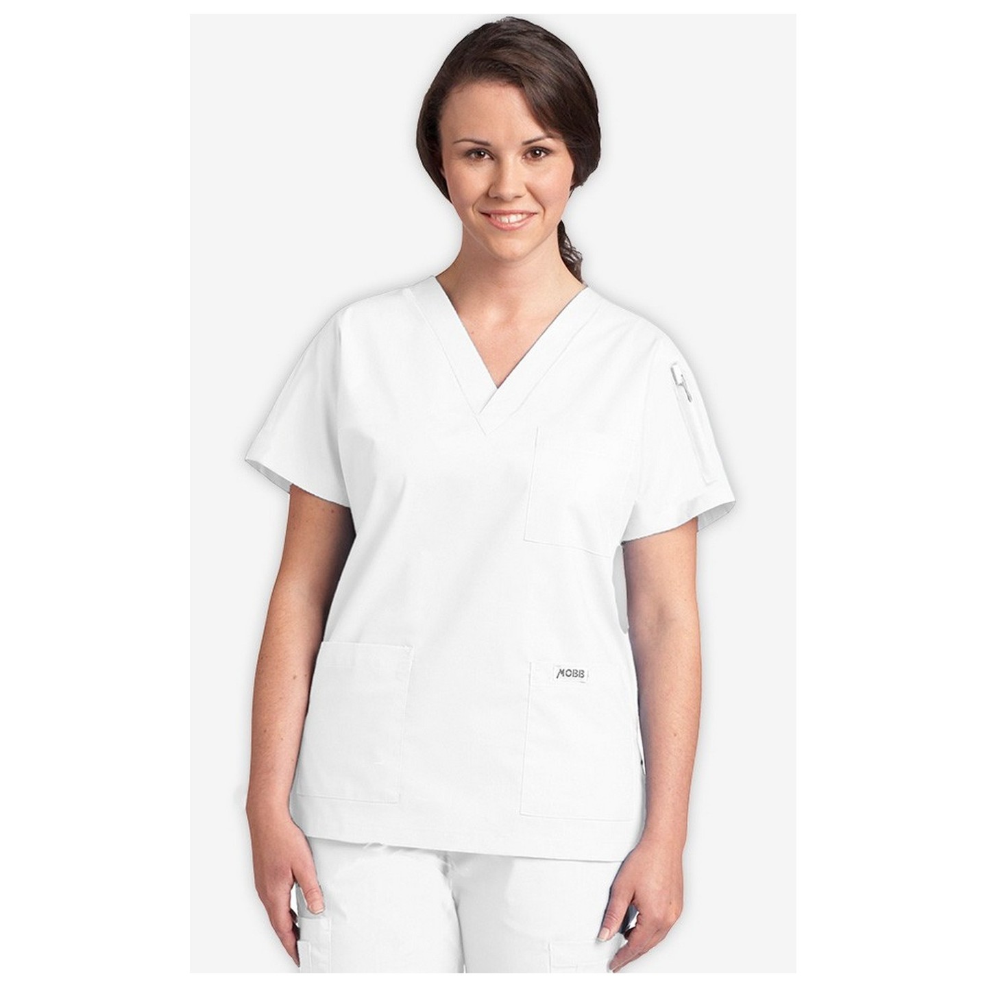310T MOBB Classic Unisex 3 Pocket Scrub Top (Men's View)