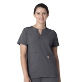 C12213 Carhartt Force Modern Fit Women's Notch Neck Tunic Scrub Top