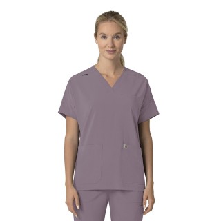 C13110 Carhartt Force Cross-Flex Women's Modern Oversized V-Neck Top