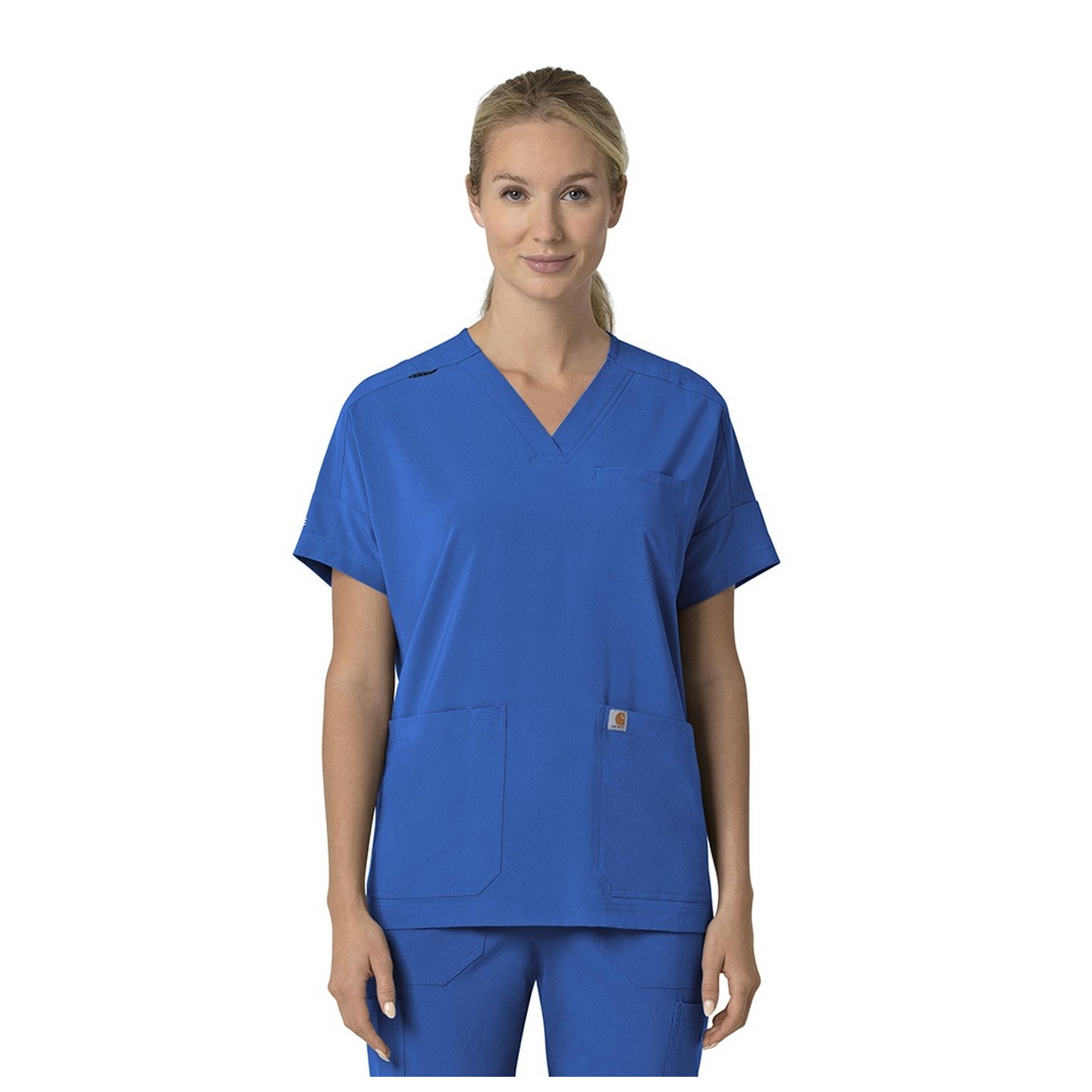 C13110 Carhartt Force Cross-Flex Haut à Coupe Carrée Moderne pour Femmes