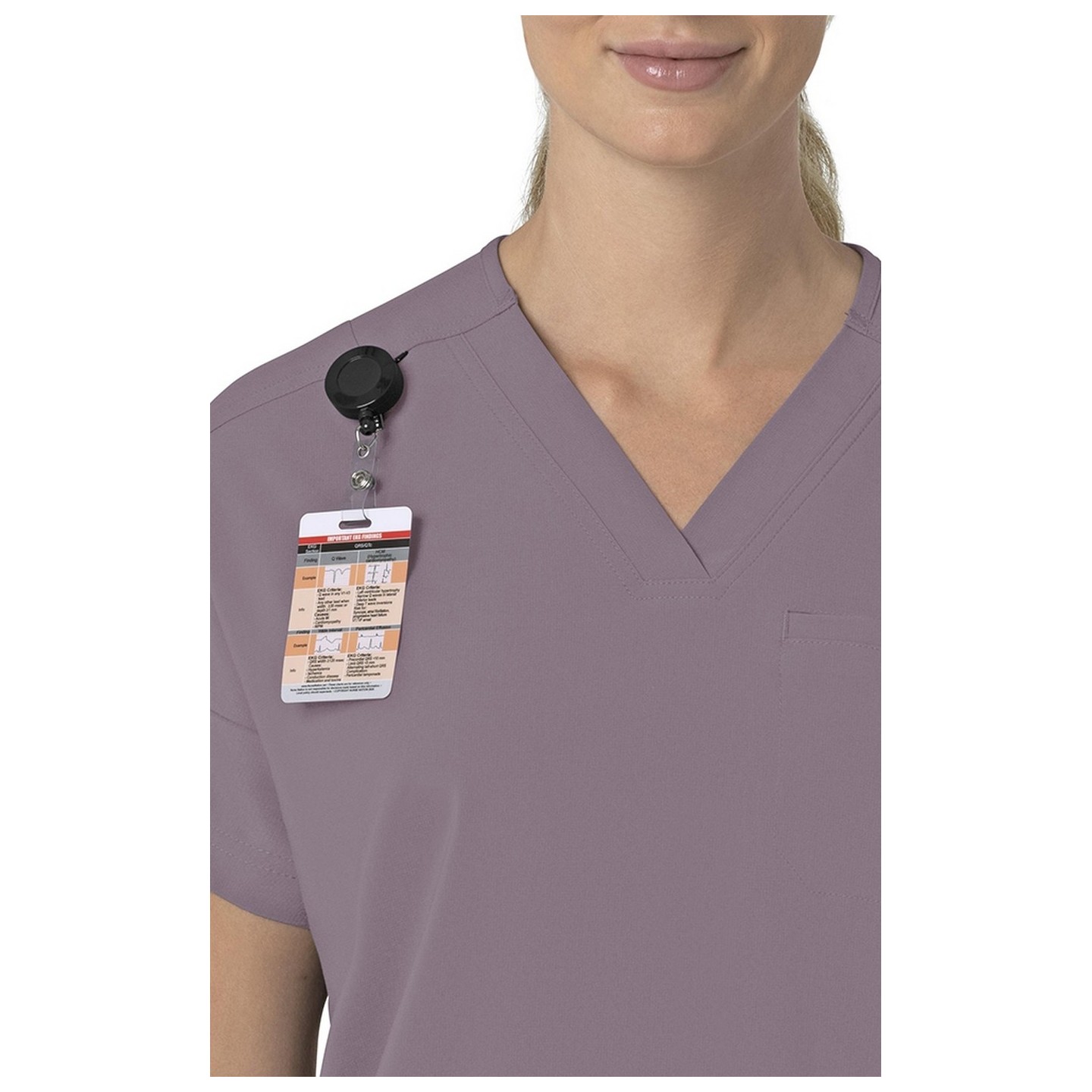 C13110 Carhartt Force Cross-Flex Women's Modern Oversized V-Neck Top