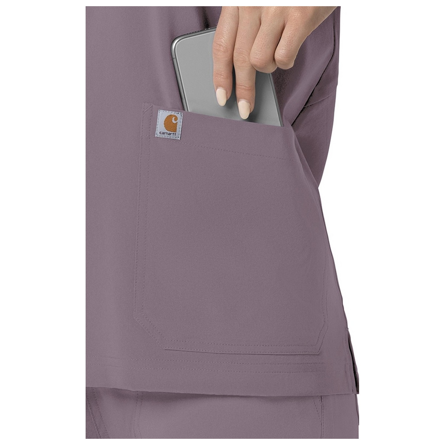 C13110 Carhartt Force Cross-Flex Haut à Coupe Carrée Moderne pour Femmes