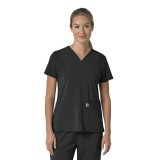 C13210 Carhartt Force Cross-Flex Flex Panel V-Neck Women's Top