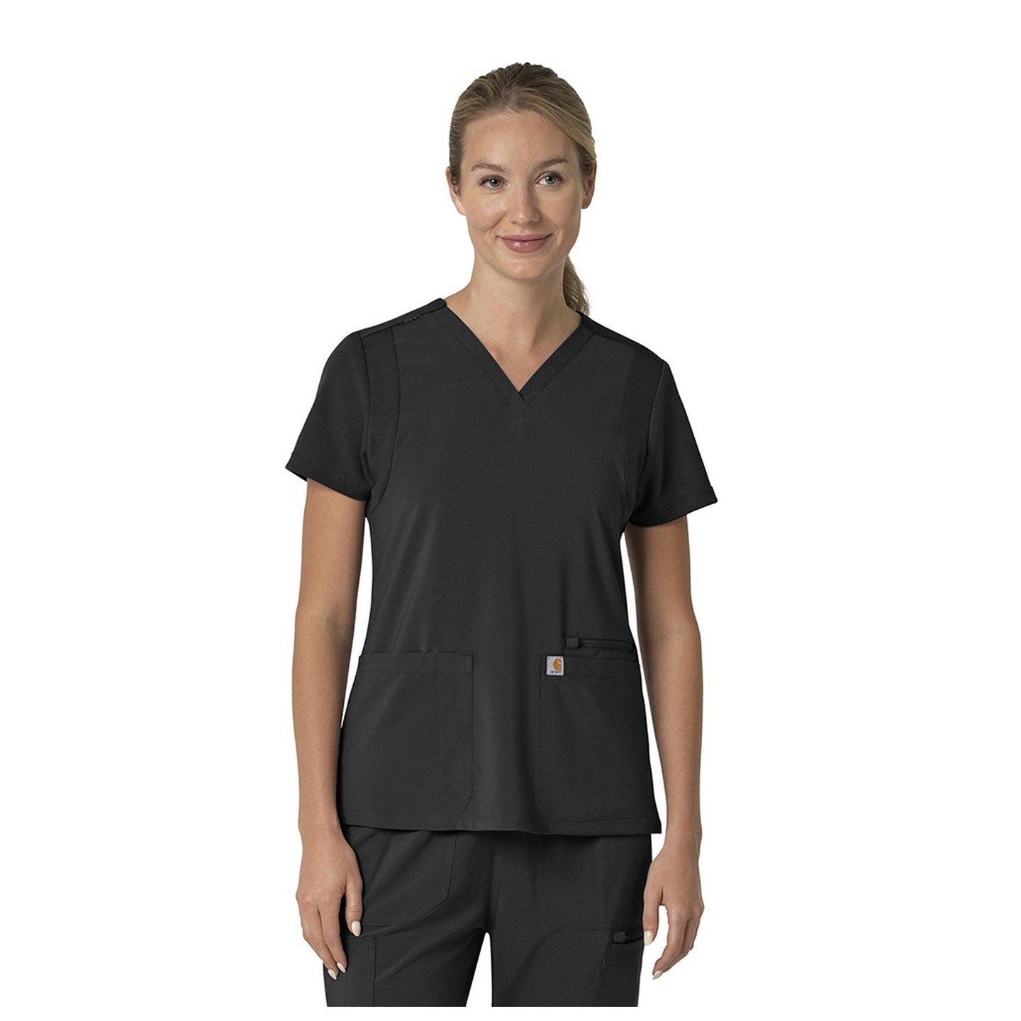 C13210 Carhartt Force Cross-Flex Flex Panel V-Neck Women's Top
