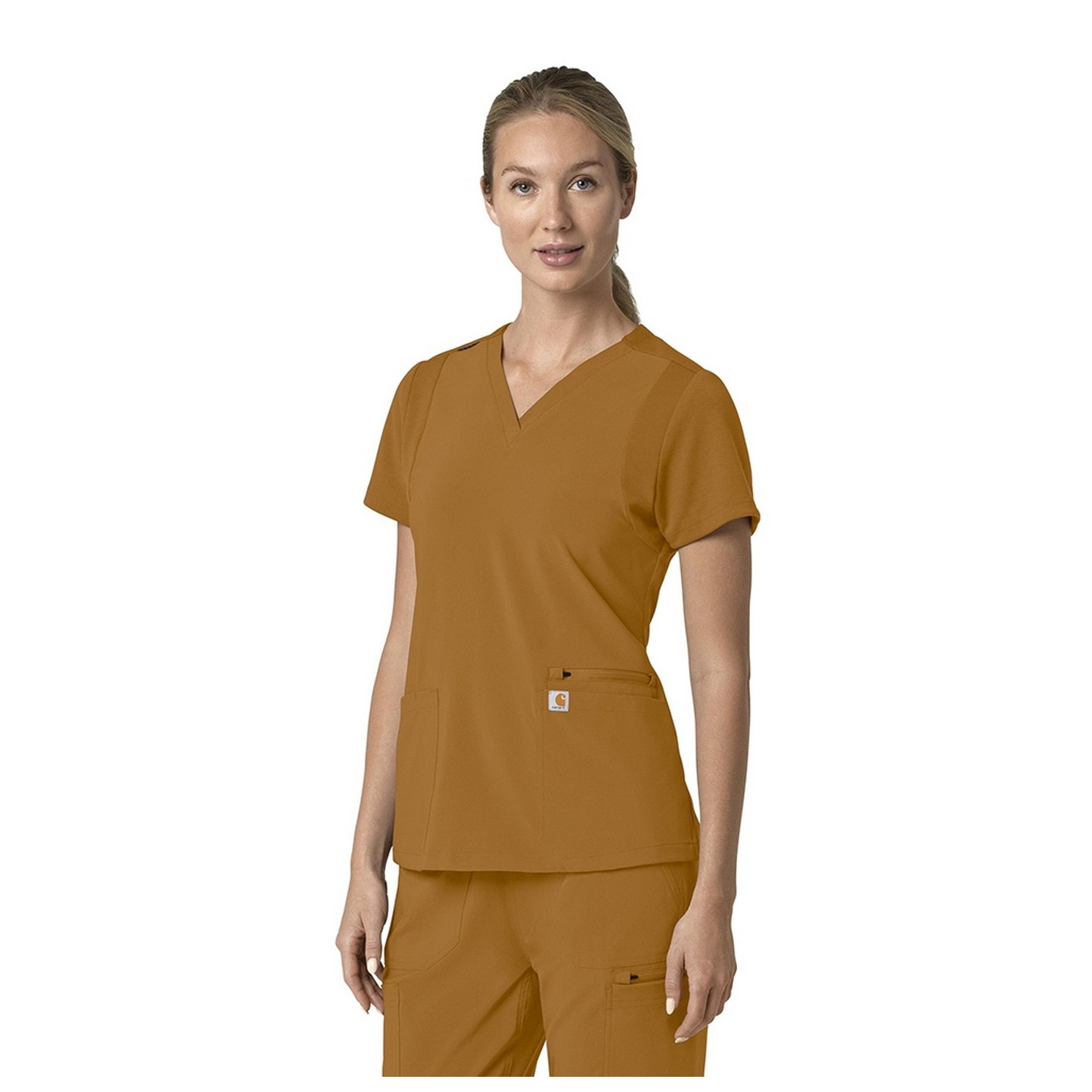 C13210 Carhartt Force Cross-Flex Haut avec Panneaux Extensibles pour Femmes
