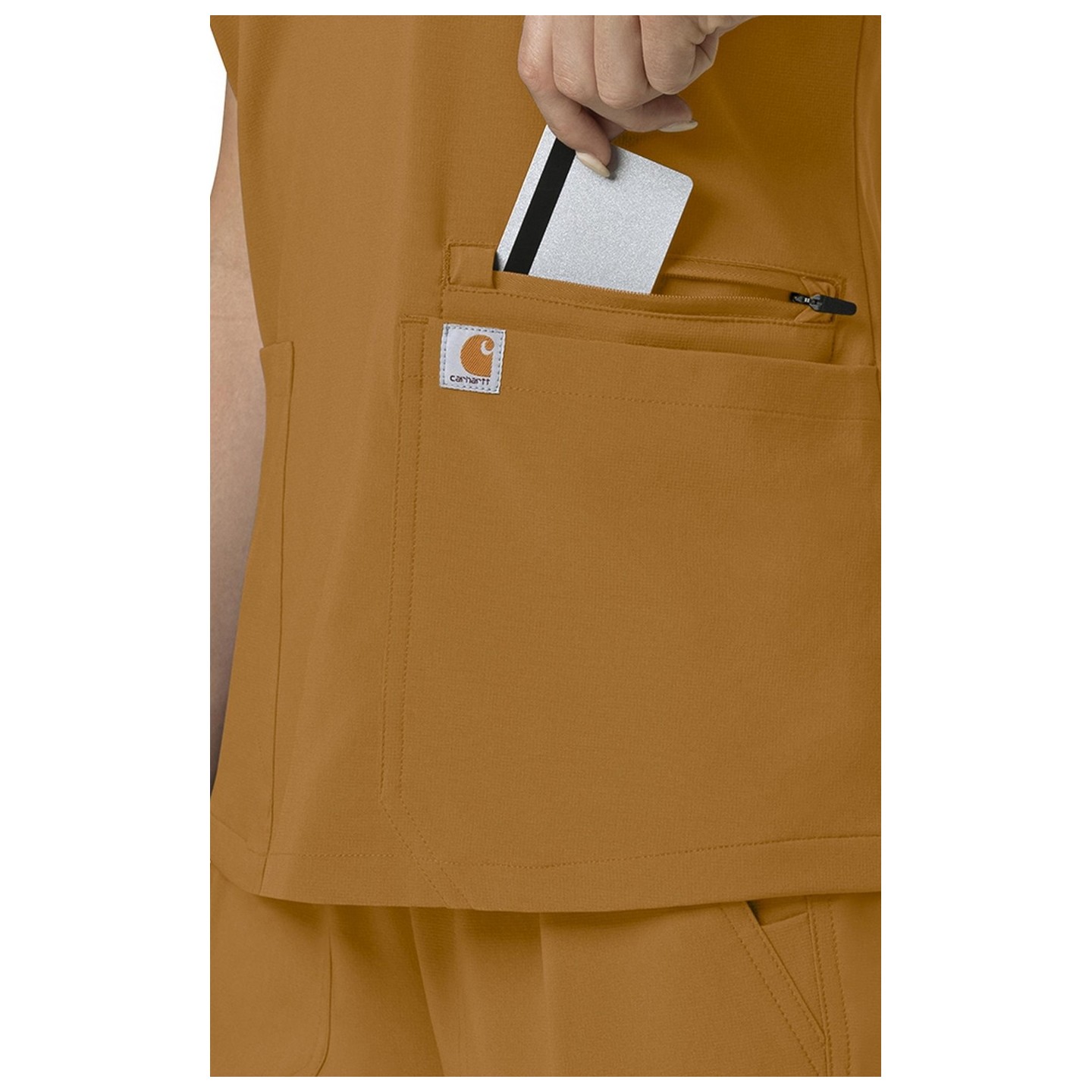C13210 Carhartt Force Cross-Flex Haut avec Panneaux Extensibles pour Femmes