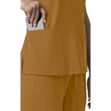 C13210 Carhartt Force Cross-Flex Flex Panel V-Neck Women's Top