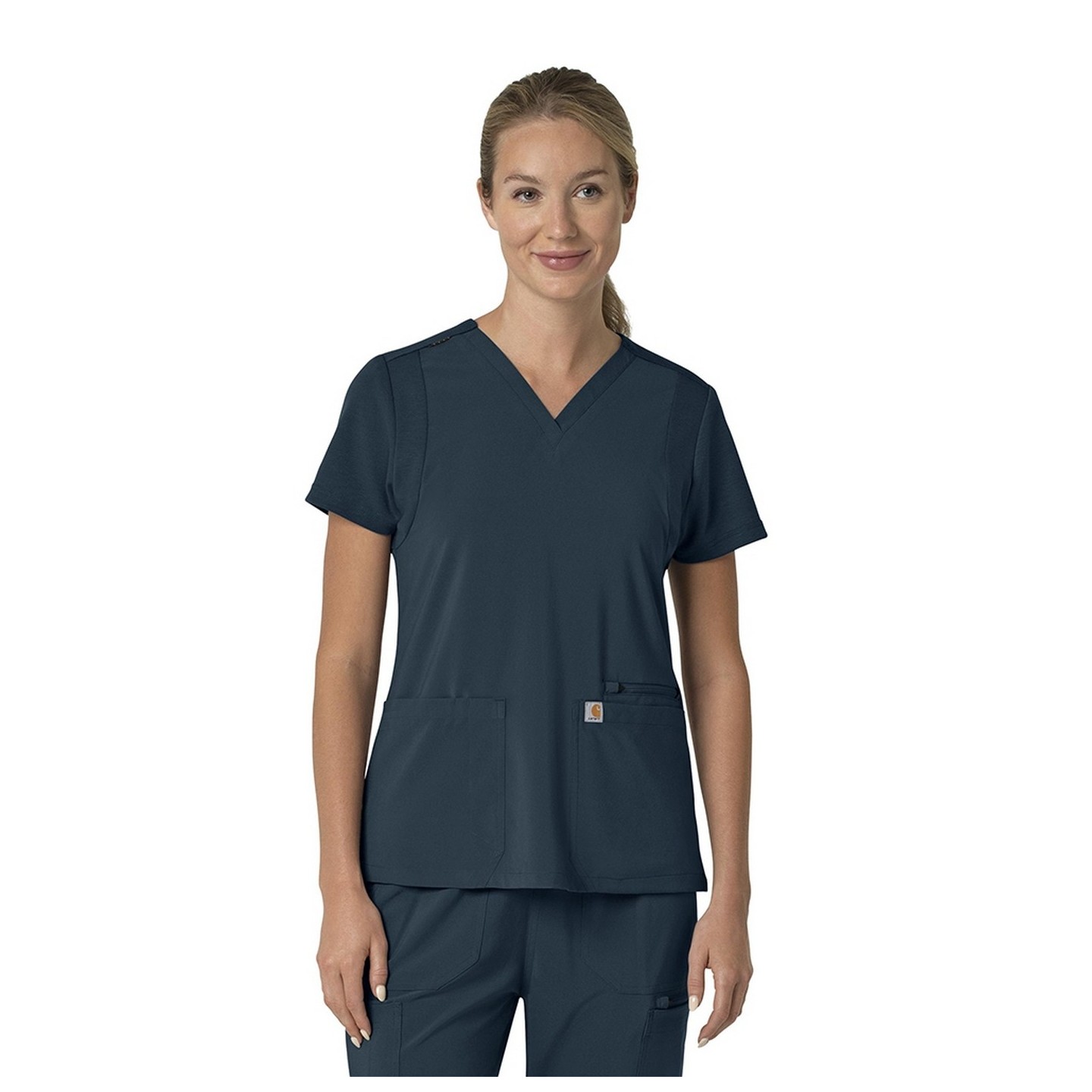 C13210 Carhartt Force Cross-Flex Flex Panel V-Neck Women's Top