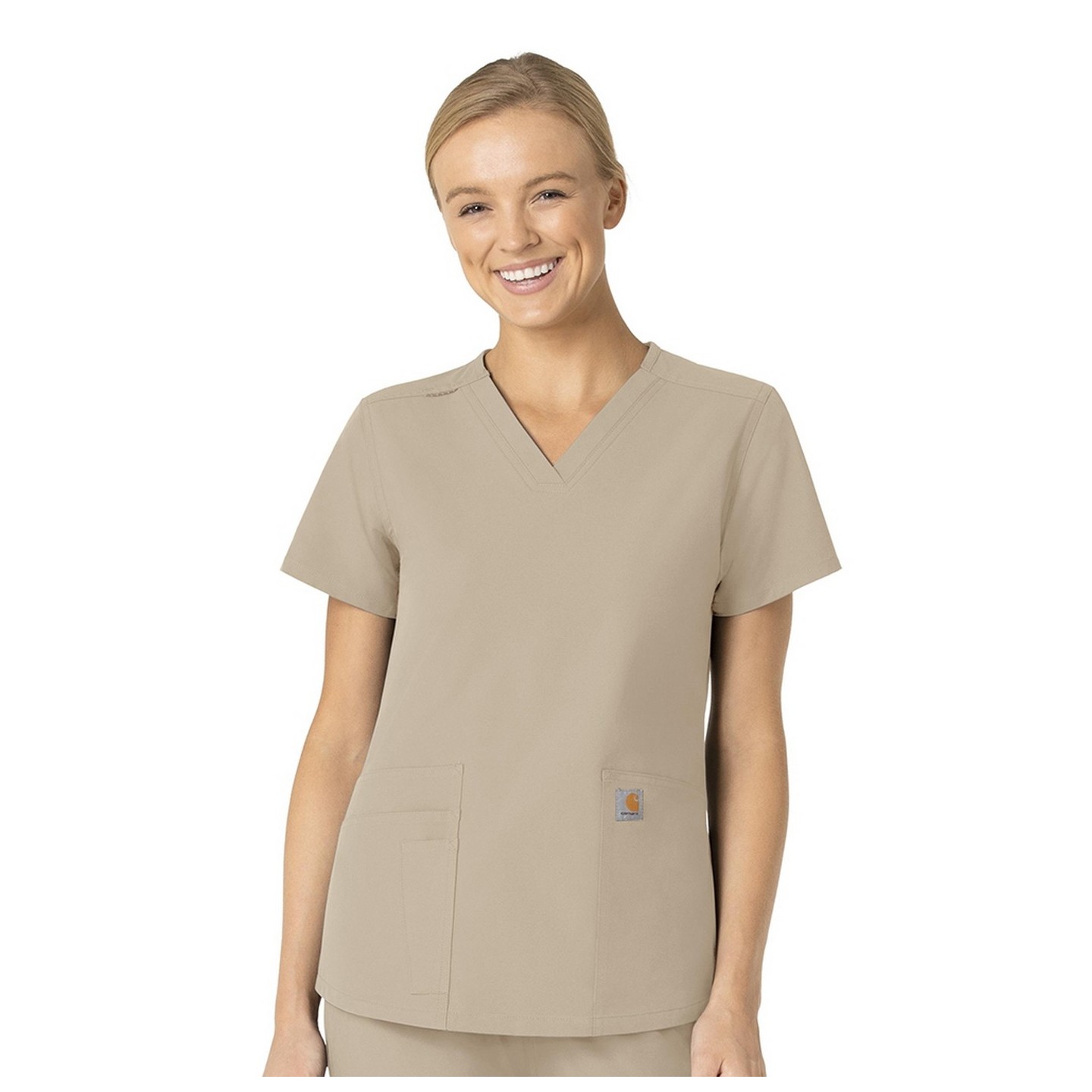 C12113 Carhartt Force Haut à Col en V Moderne pour Femmes