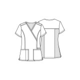 Mock Wrap Top - Cherokee WW Revolution Tech