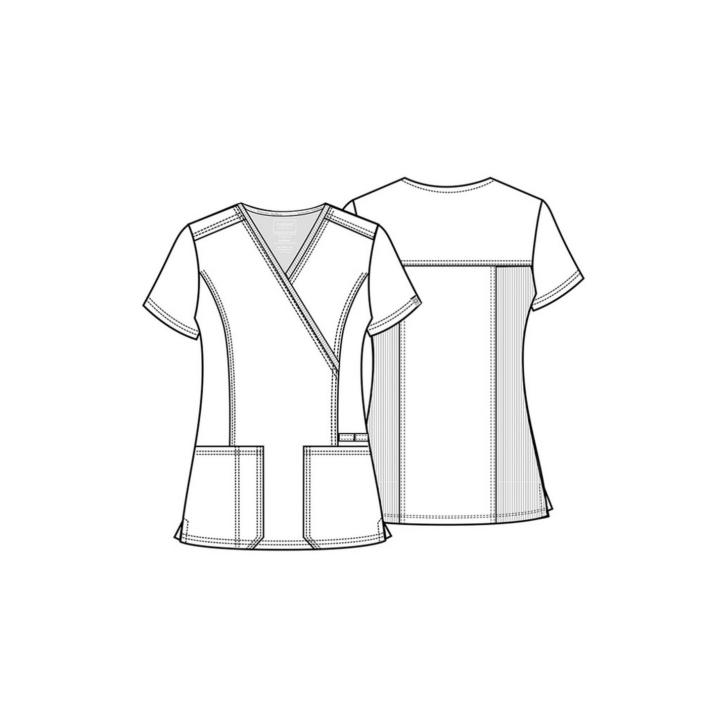 Mock Wrap Top - Cherokee WW Revolution Tech