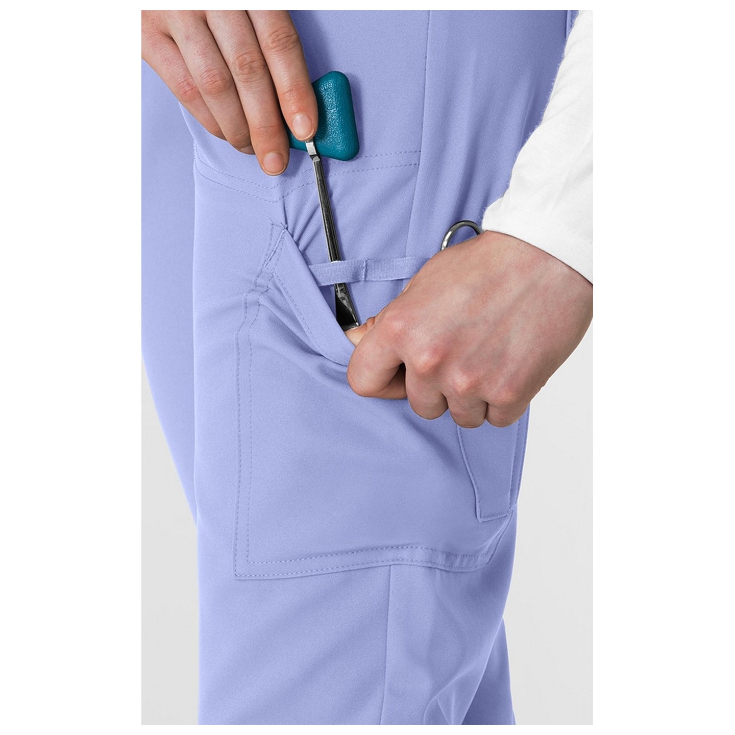 5222T Tall WonderWink Thrive Women's Cargo Straight Slim Leg Pant