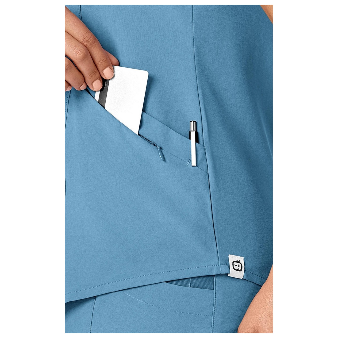 6134 WonderWink Renew Women's V-Neck Top