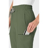 5334P Petite WonderWink Renew Women's High Waist Slim Leg Pant