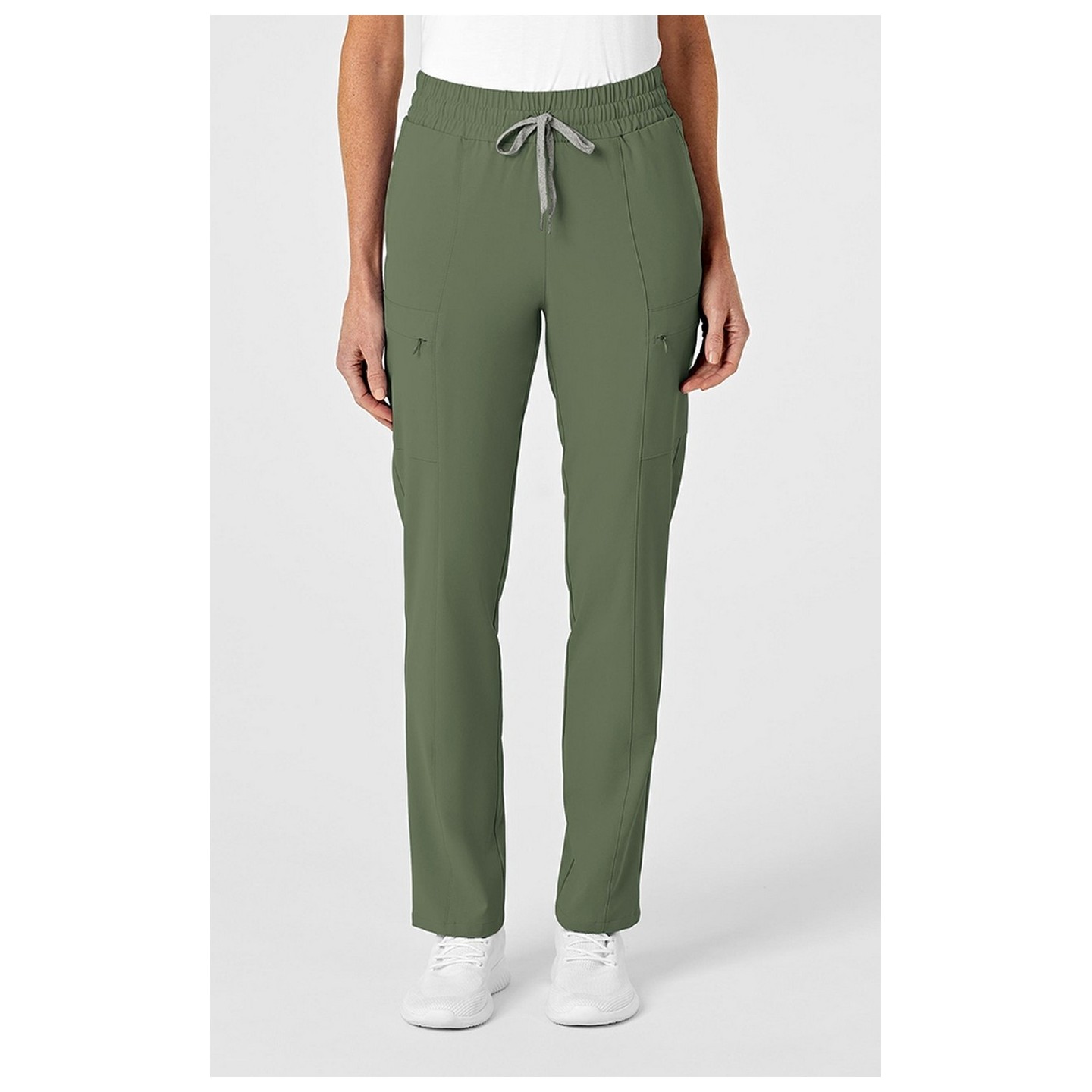 5334T Tall WonderWink Renew Pantalon de Jambe Mince a Taille Haute des Femmes