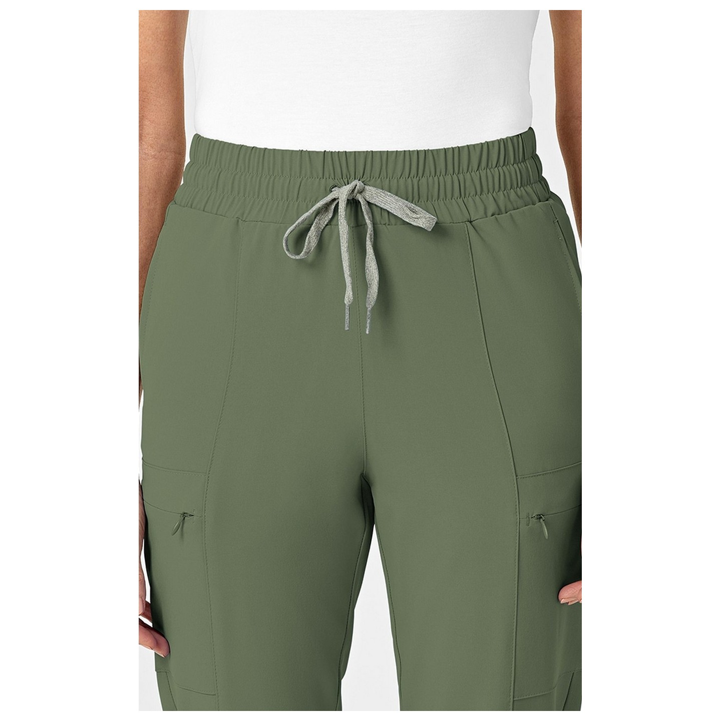 5334T Tall WonderWink Renew Pantalon de Jambe Mince a Taille Haute des Femmes