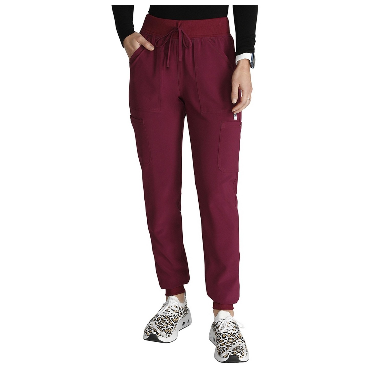 CK249A Cherokee Natural Rise Cargo Jogger Pant by Cherokee 