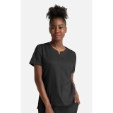 3504 Matrix Women's Notch Crew Neck Top by Maevn