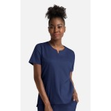 3504 Matrix Women's Notch Crew Neck Top by Maevn