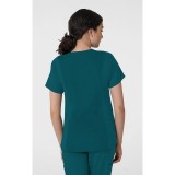 6045 W123 Women's Slim V-Neck Flex Top by Wink