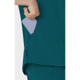 6045 W123 Women's Slim V-Neck Flex Top by Wink