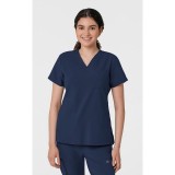 6045 W123 Women's Slim V-Neck Flex Top by Wink