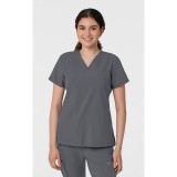 6045 W123 Women's Slim V-Neck Flex Top by Wink
