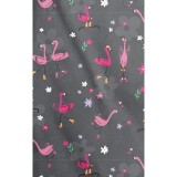 Z16213 Zoe + Chloe Notch Neck Print Scrub Tops - Let's Roll