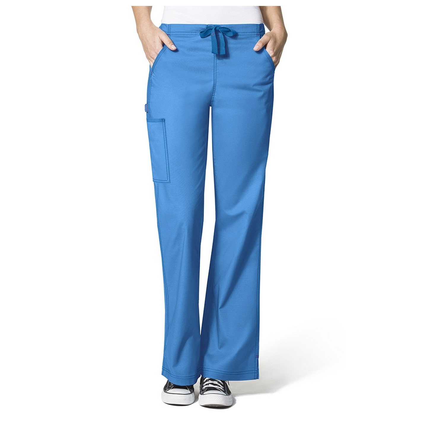 5308 Wonderflex Grace - Pantalon a cargaison éclater - Malibu Blue
