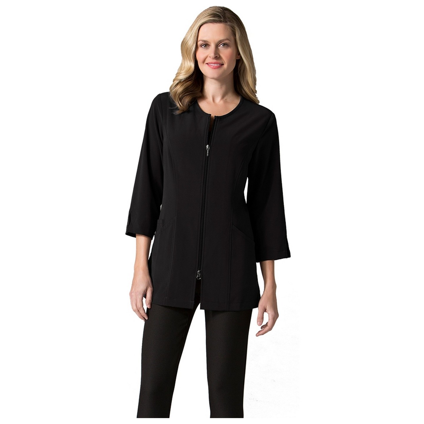 8803 Manteau de laboratoire SMART par Maevn – Étirement doux – Manteau à manches 3/4po