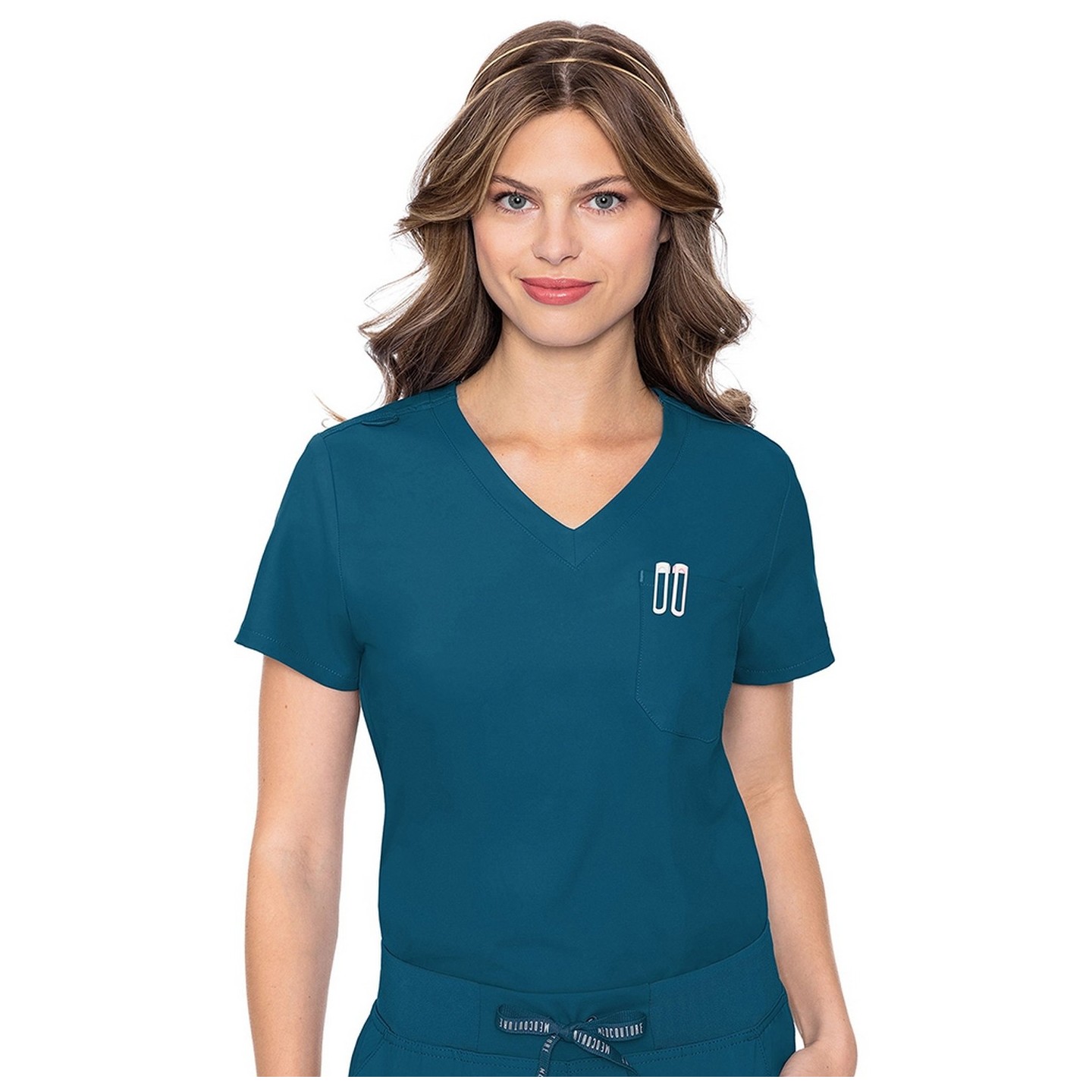 2432 Med Couture Insight Haut d'Uniforme à Une Poche