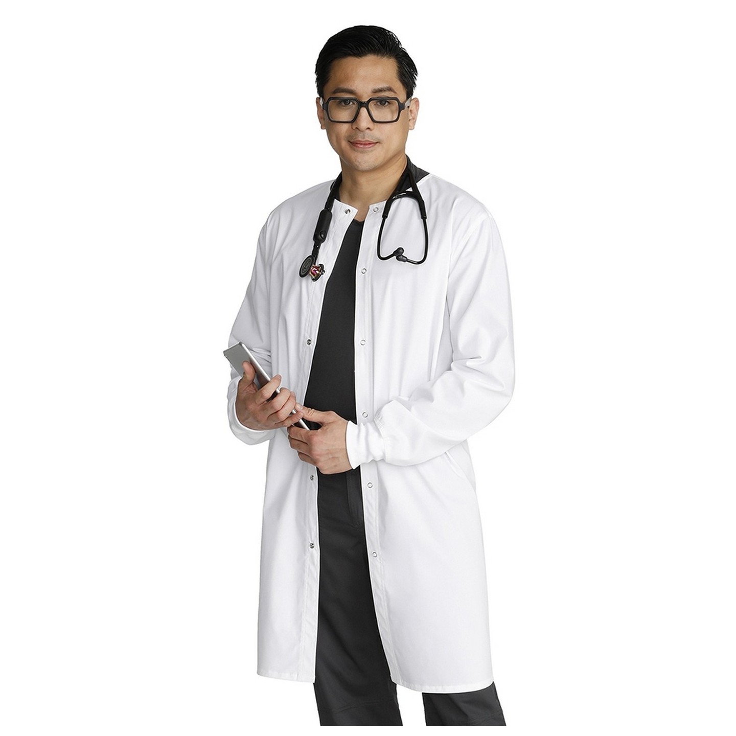WW361 Workwear Professionals Unisex Full Length Pocketless Lab Coat by Cherokee