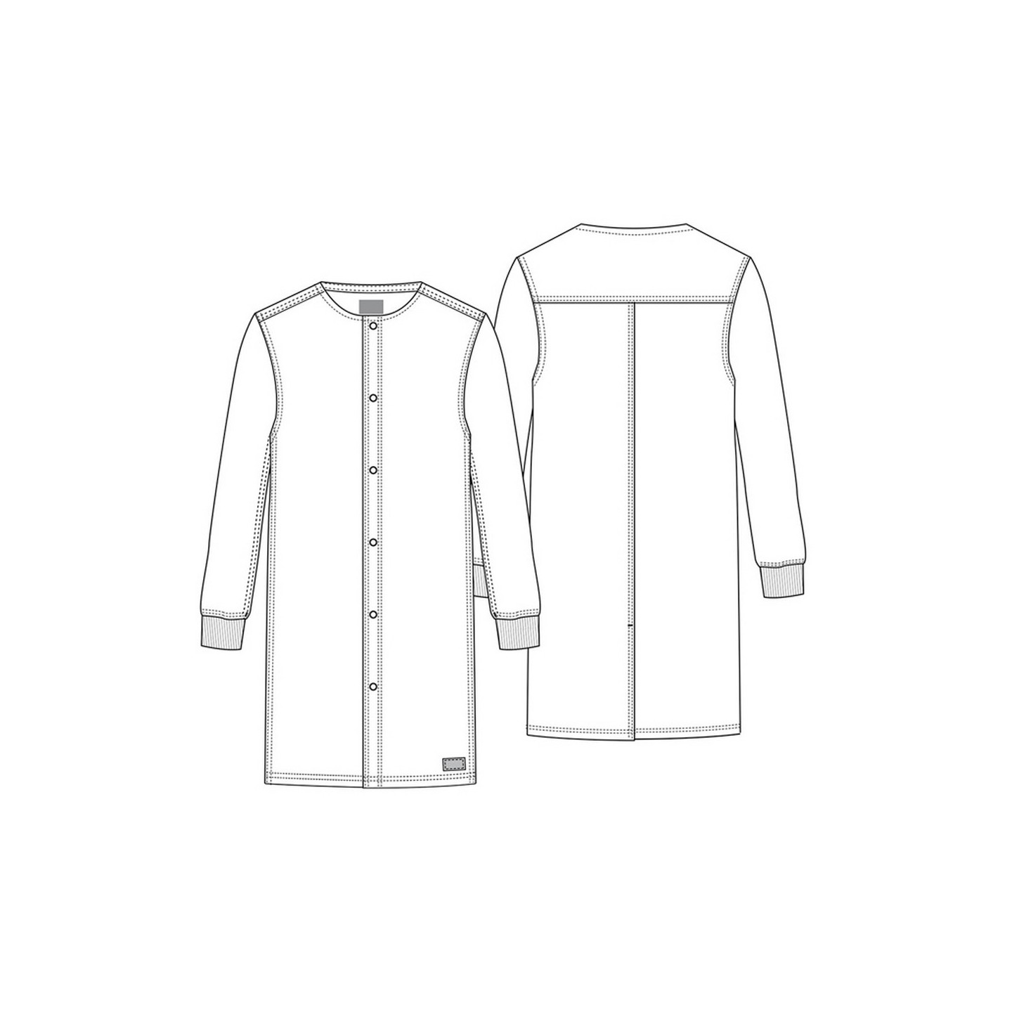 WW361 Workwear Professionals Sarrau Unisexe Plein Longeur sans Poches par Cherokee