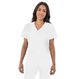 1201 4-Flex Haut d’Uniforme avec 2 Poches à Encolure en V par Greentown