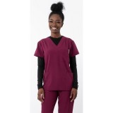 1202 4Flex Unisex V-Neck Scrub Top by Greentown (Men's View)