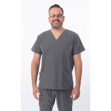 18-1072A Zinnia Unisex 3 Pocket Scrub Top by Greentown