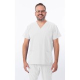 18-1072A Zinnia Unisex 3 Pocket Scrub Top by Greentown