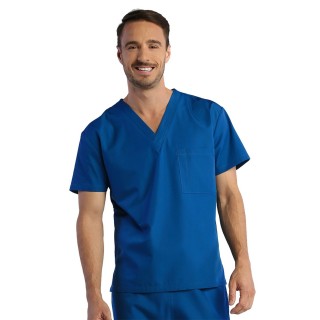 1706 RED PANDA Top unisexe col V (Homme)